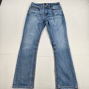BKE Denim Mid Rise Alec Straight Leg Stretch Jeans Women's Size 30S